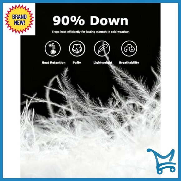 Heated Down Scarf with Battery 20H Warmth Unisex Winter Accessory - Picture 4 of 8